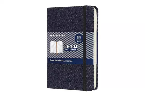 Een Moleskine Denim Collection Notebook Ruled Hardcover Pocket Blue koop je bij Moleskine.nl